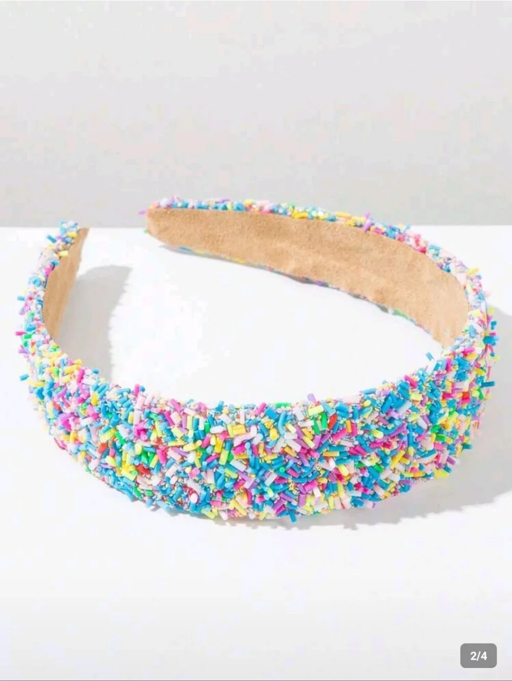 Blue Colorful Candy Sprinkle Headband